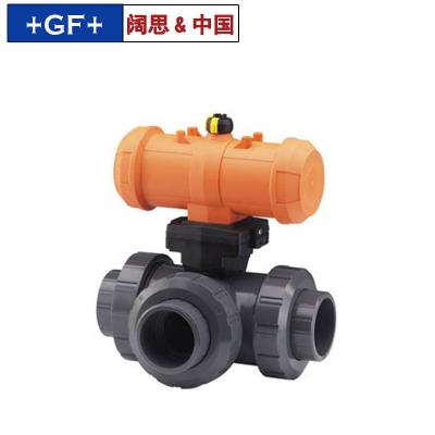 [GF三通氣動(dòng)球閥] 285-288型三通氣動(dòng)球閥