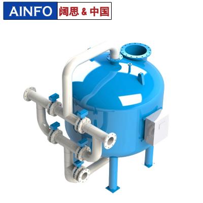 1．用于要求出水濁度≤5mg/L 能符合飲用水質(zhì)標(biāo)準(zhǔn)的工業(yè)用水、生活用水及市政給水 系統(tǒng)； 2．工業(yè)污水中的懸浮物、固體物的去除； 3．可用作離子交換法軟化、除鹽系統(tǒng)中的預(yù)處理設(shè)備，對(duì)水質(zhì)要求不高的工業(yè)給水的粗過(guò)濾設(shè)備； 以及用在游泳池循環(huán)處理系統(tǒng)、冷卻循環(huán)水凈化系統(tǒng)等。