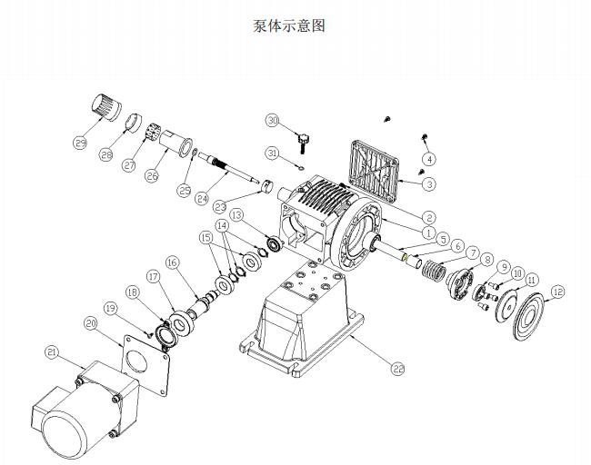 SEKO   MSA系列機械隔膜泵 配件