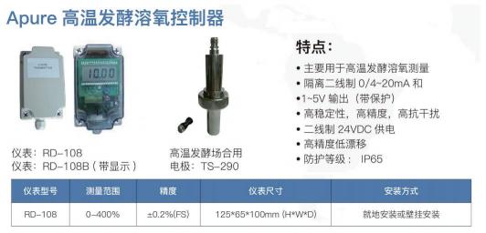 高溫發(fā)酵溶氧變送器