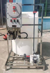 防爆箱配氣動泵單桶設備