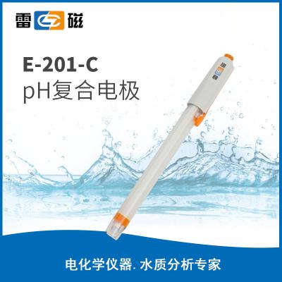 【雷磁】 實驗室pH復合電極E-201-C型
