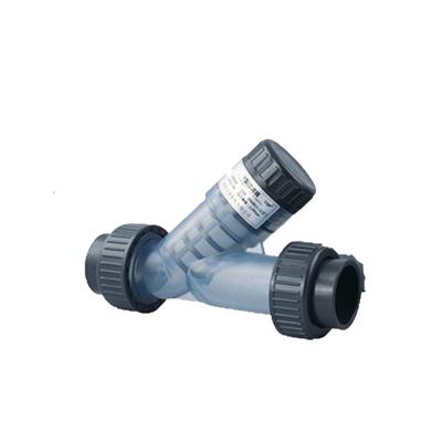 kuosi透明pvc過濾器 y型過濾器 高效pvc過濾器管件 UPVC過濾器